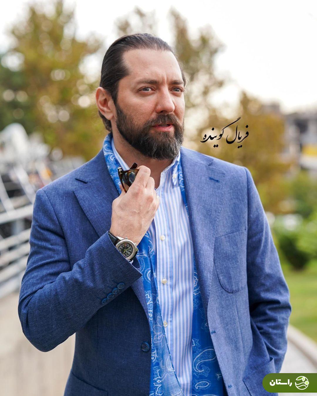 عکس |‌ استایل جذاب بهرام رادان در جشنواره فیلم کوتاه