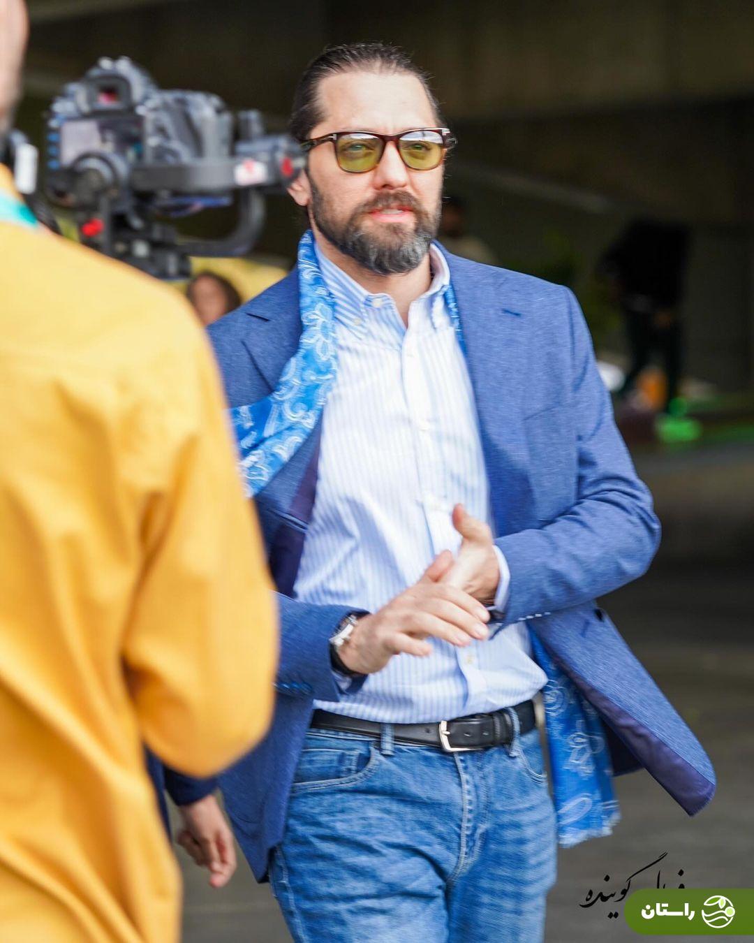 عکس |‌ استایل جذاب بهرام رادان در جشنواره فیلم کوتاه