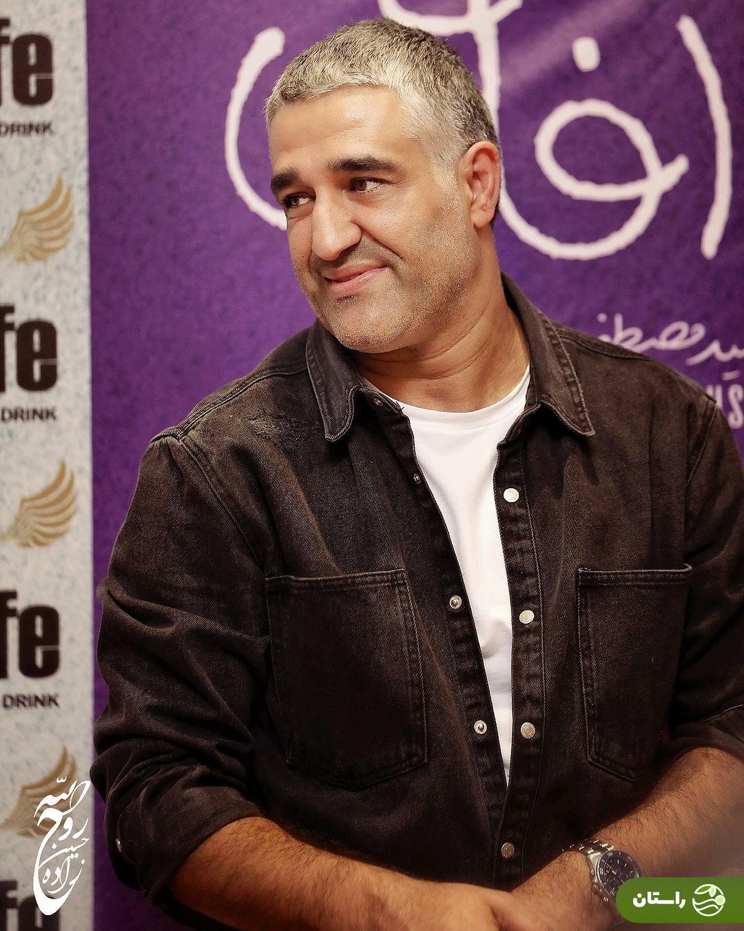 عکس | سروش صحت و پژمان جمشیدی در صبحانه با زرافه‌ها