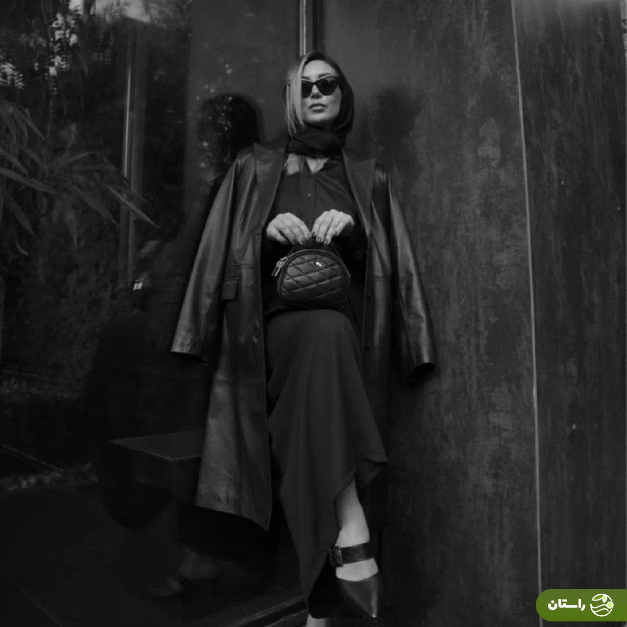 تصاویر | تیپ پاییزی مینا مختاری همسر بهرام رادان