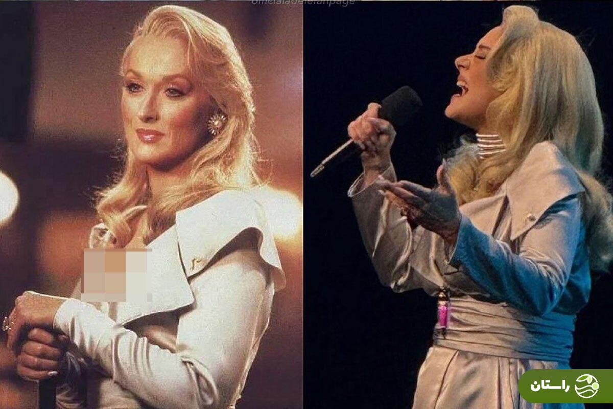 تصاویر | استایل جالب و خبرساز ادل در یک شب هیجان انگیز