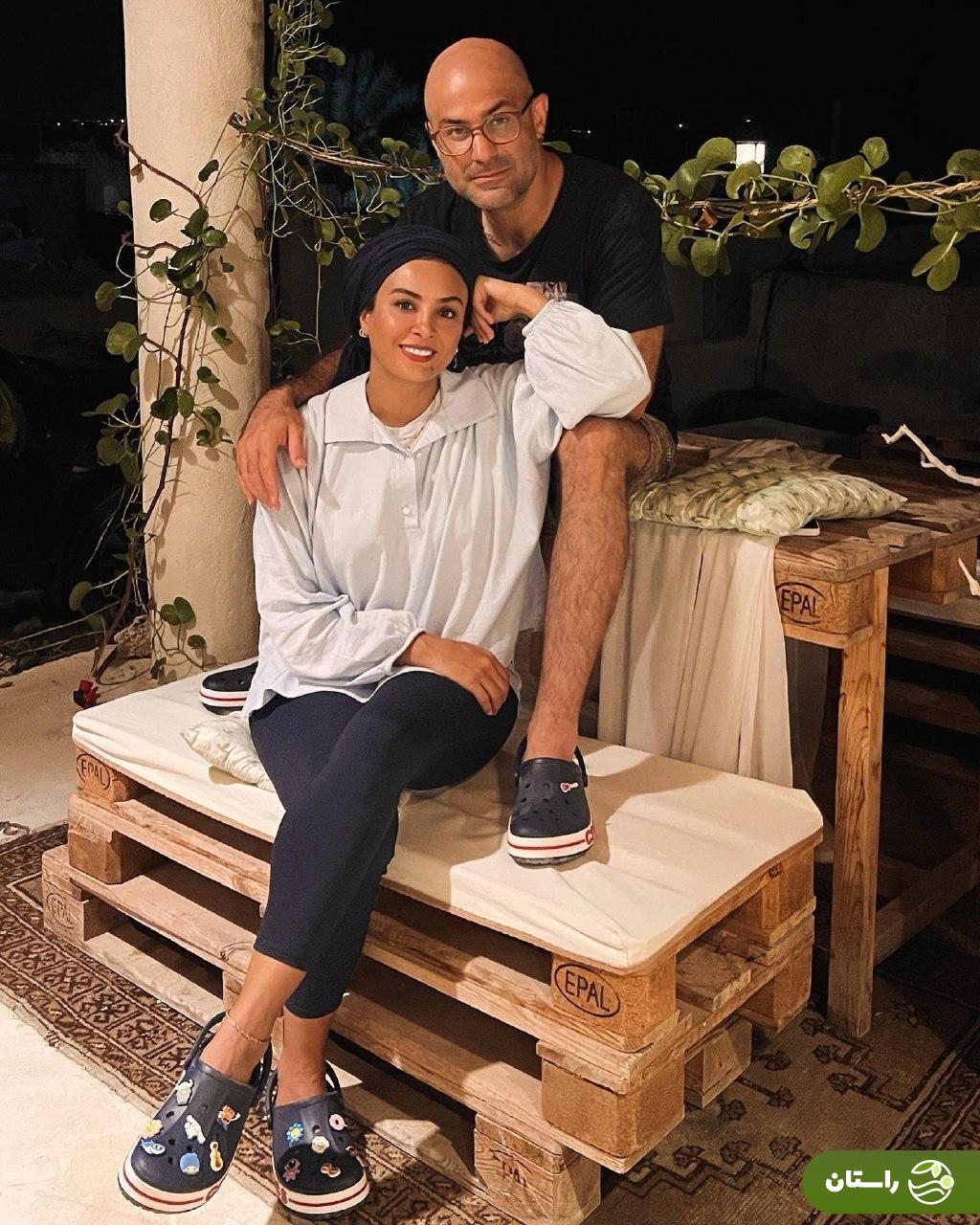 تصاویر عاشقانه حدیثه تهرانی با همسرش تصاویر عاشقانه حدیثه تهرانی با همسرش