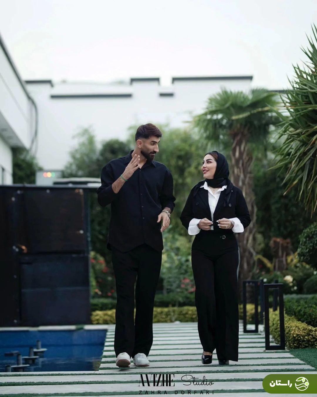 تصاویر عاشقانه‌ای که همسر علیرضا بیرانوند منتشر کرد