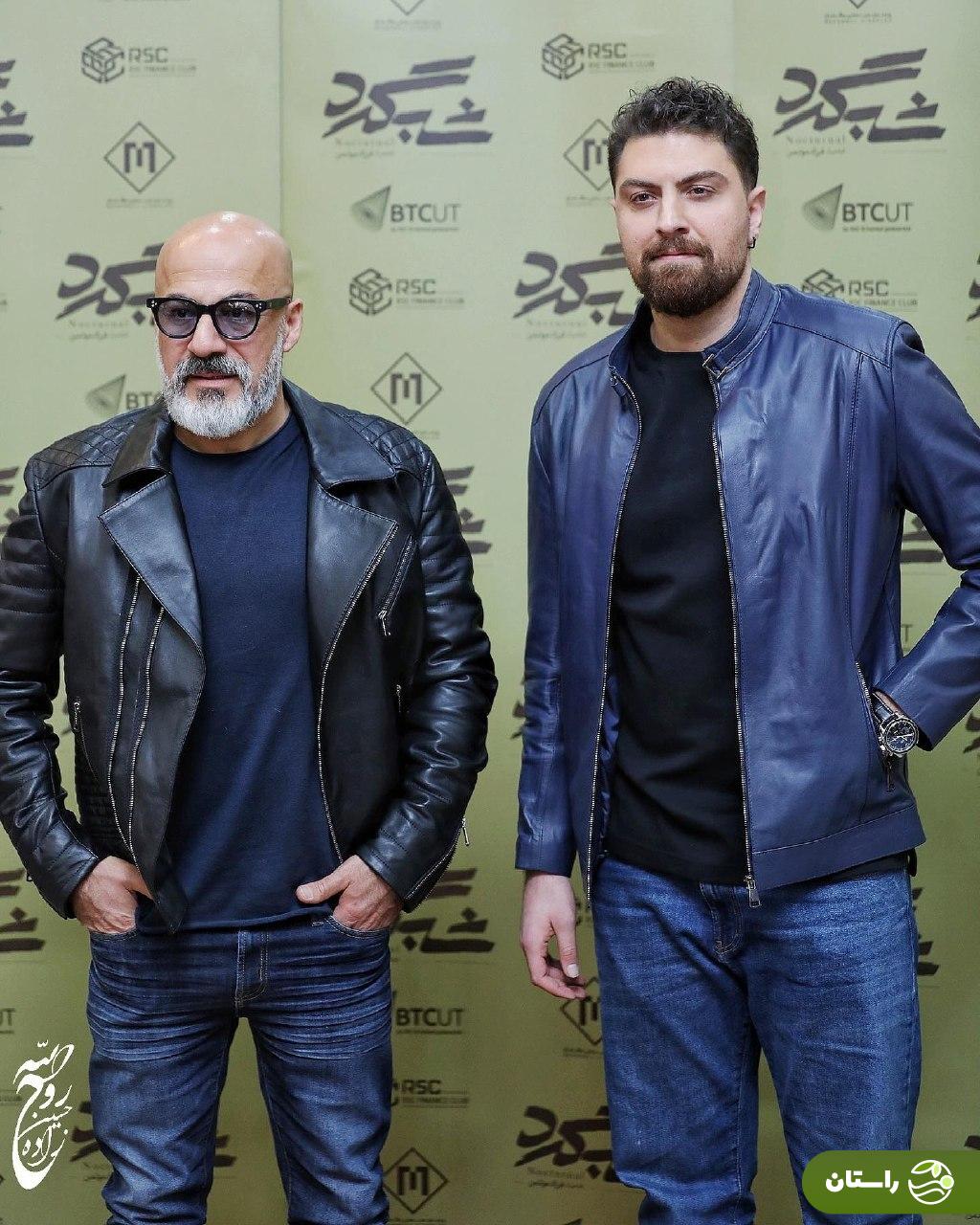 تصاویر | امیر آقایی، امیرحسین فتحی و روشنک گرامی در اکران یک فیلم