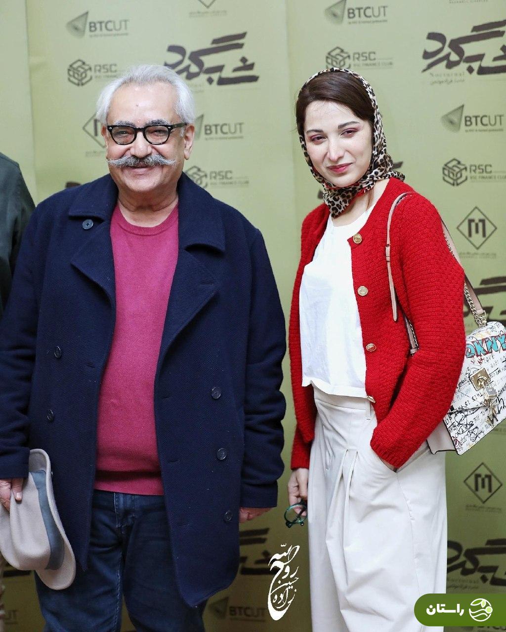 تصاویر | امیر آقایی، امیرحسین فتحی و روشنک گرامی در اکران یک فیلم