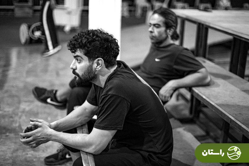 عکس | سینا مهراد و الناز شاکردوست در حال تمرین تئاتر