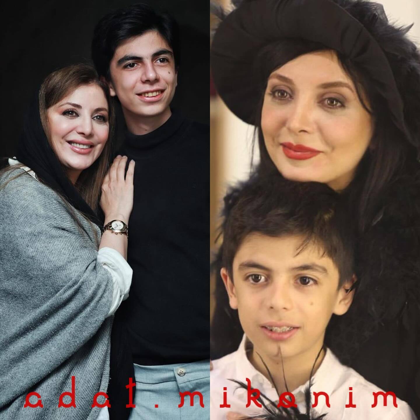 عکسی از رویا میرعلمی و پسرش در گذر زمان عکسی از رویا میرعلمی و پسرش در گذر زمان