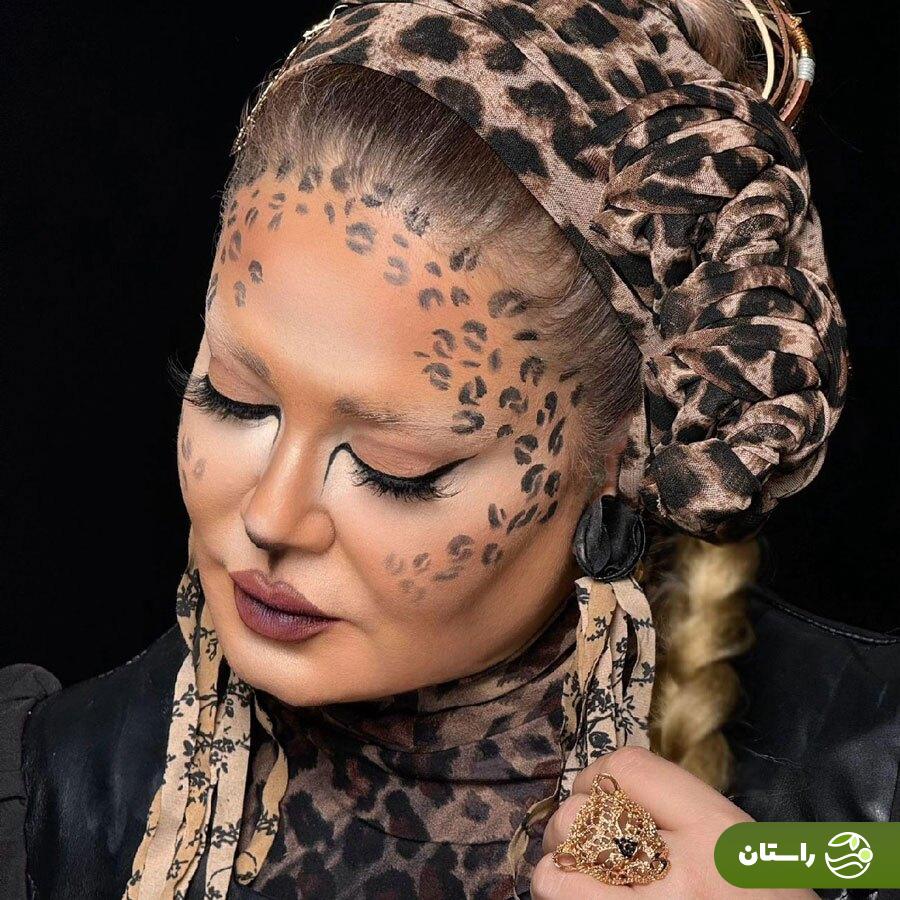 تصاویر | گریم دیدنی بهاره رهنما در نمایش پلنگ گیاه‌خوار