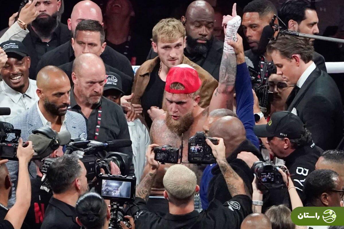 تصاویر | شکست مایک تایسون مقابل جیک پاول در نمایشی ضعیف | تایسون و پاول چقدر به جیب زدند؟