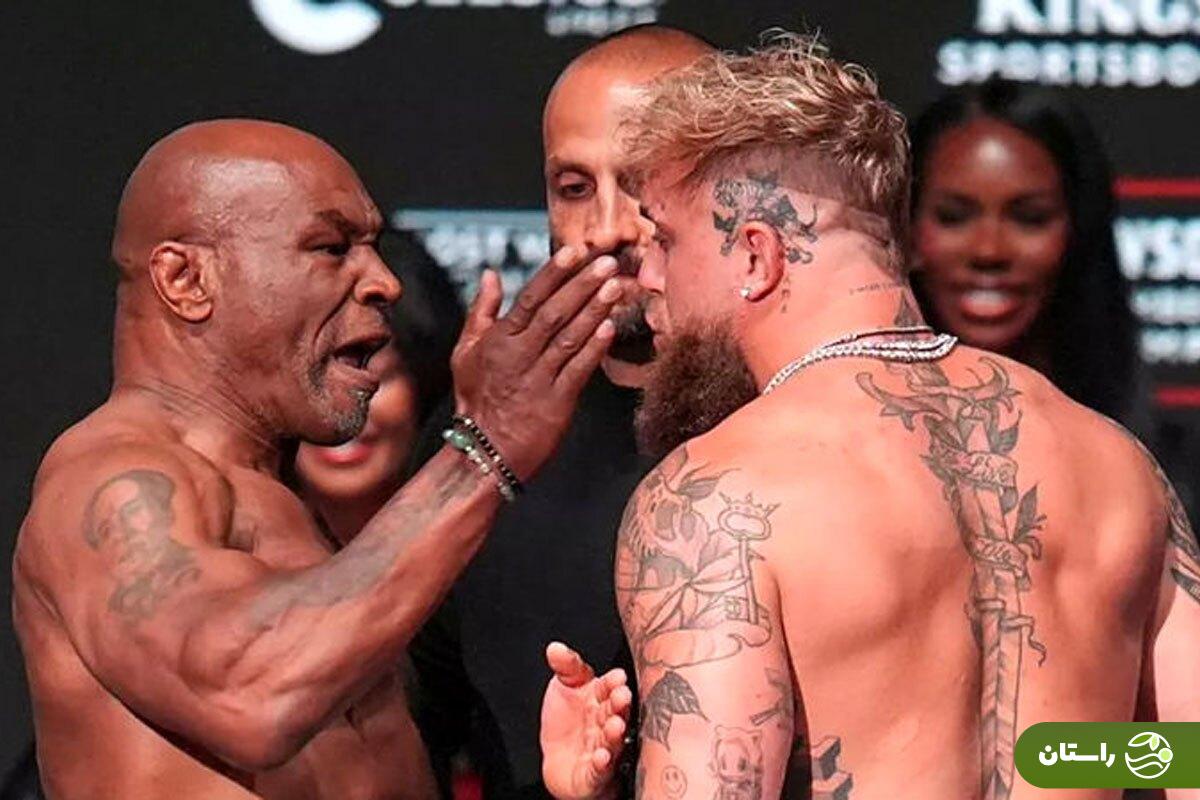 تصاویر | شکست مایک تایسون مقابل جیک پاول در نمایشی ضعیف | تایسون و پاول چقدر به جیب زدند؟
