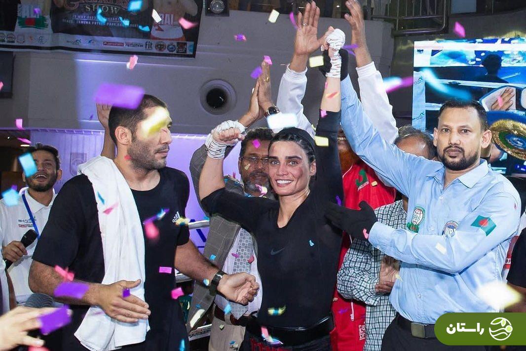 تصاویری از تینا آخوندتبار؛ بازیگر سابق و بوکسور فعلی تصاویری از تینا آخوندتبار؛ بازیگر سابق و بوکسور فعلی