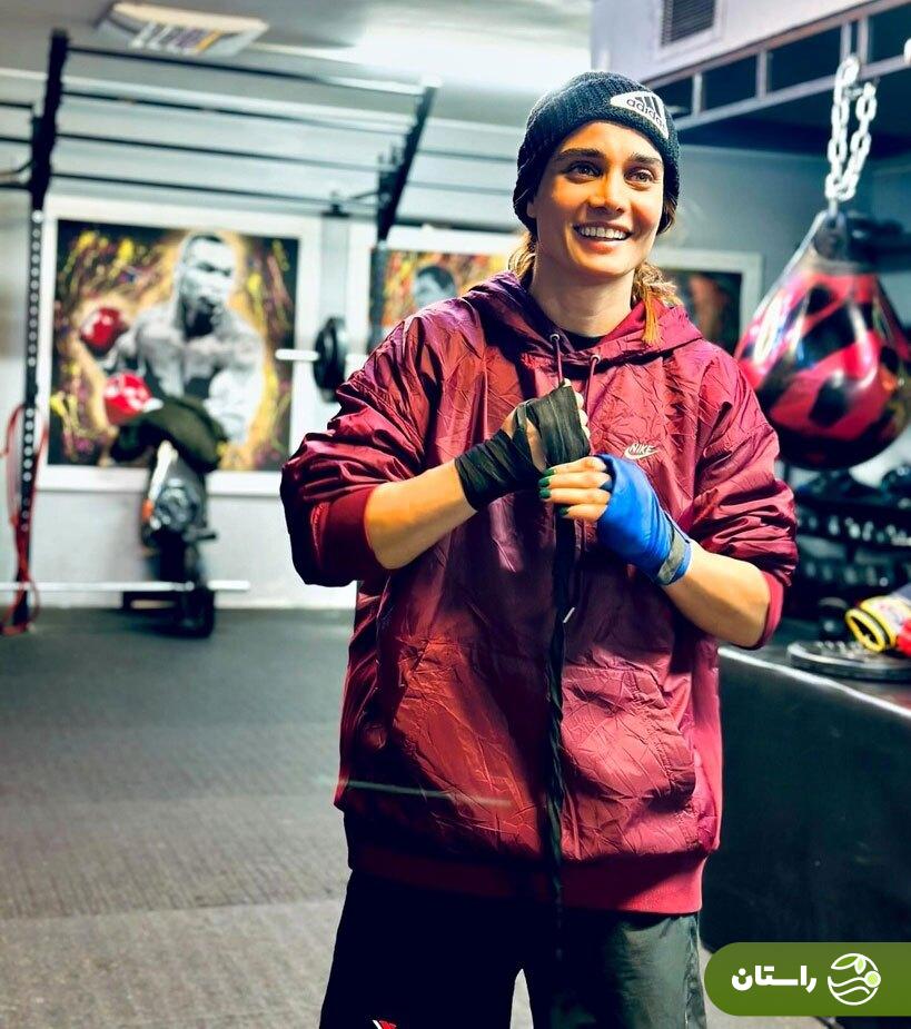 تصاویری از تینا آخوندتبار؛ بازیگر سابق و بوکسور فعلی تصاویری از تینا آخوندتبار؛ بازیگر سابق و بوکسور فعلی