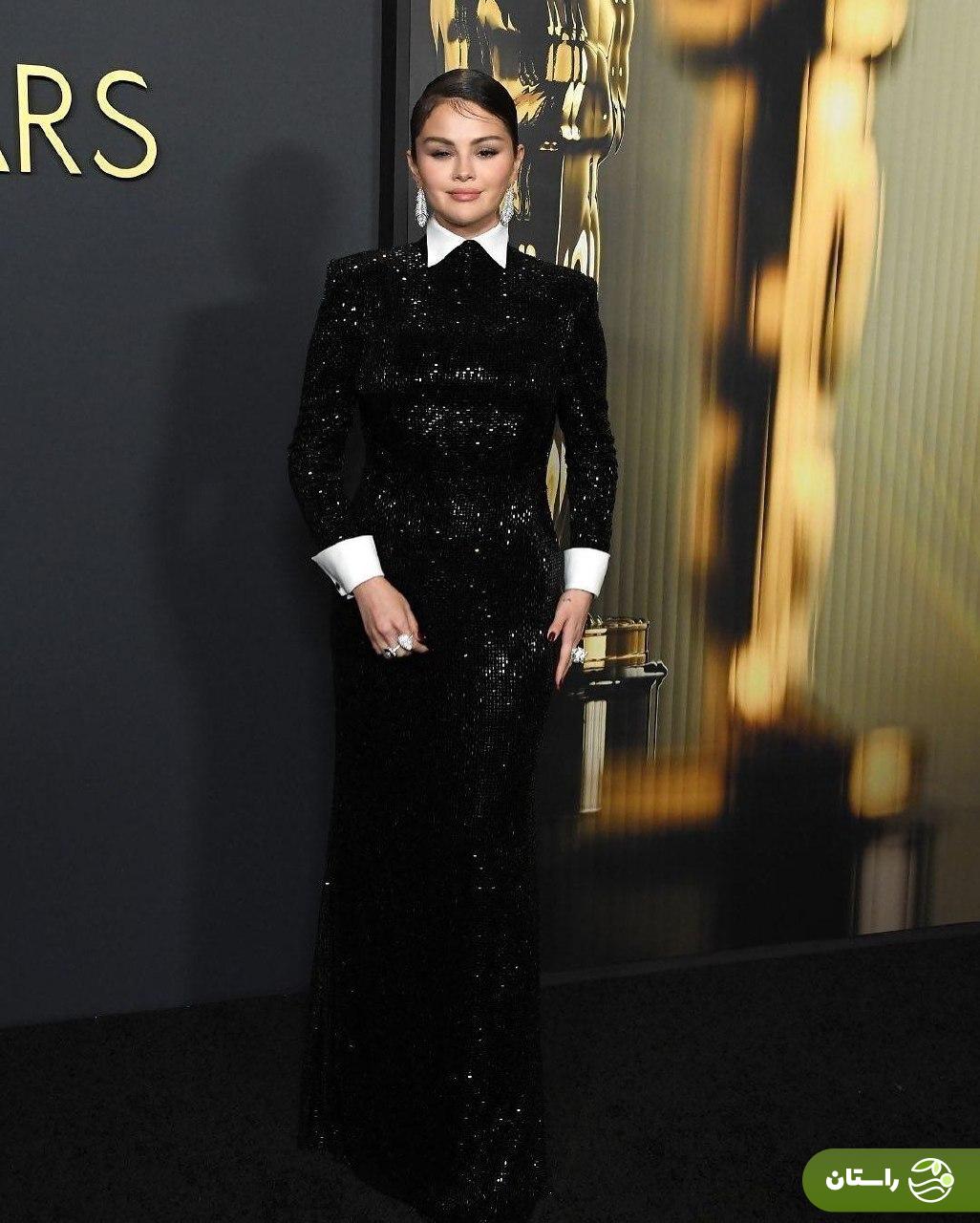 تصاویر | استایل سلنا گومز در مهمانی اکادمی اسکار