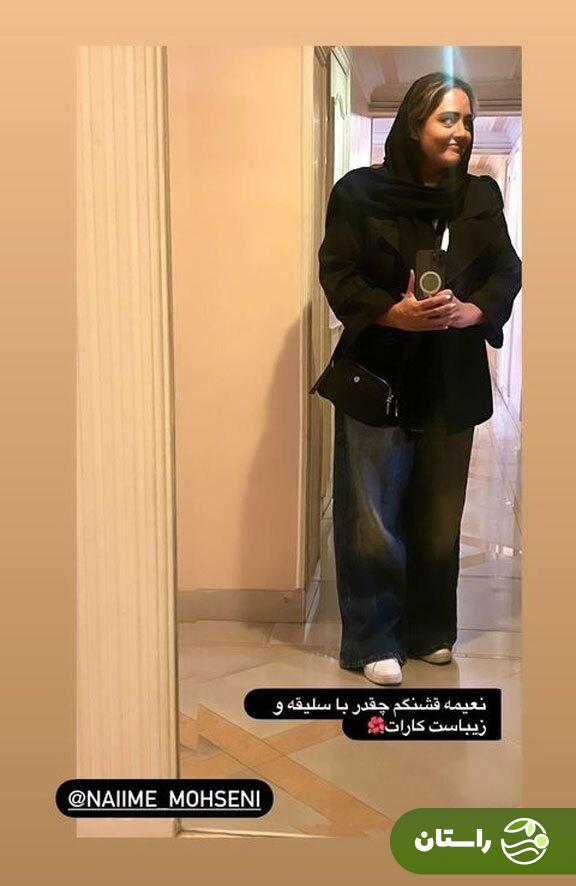 عکس | تیپ و چهره تازه و پاییزی «نرگس محمدی» در ۳۹ سالگی