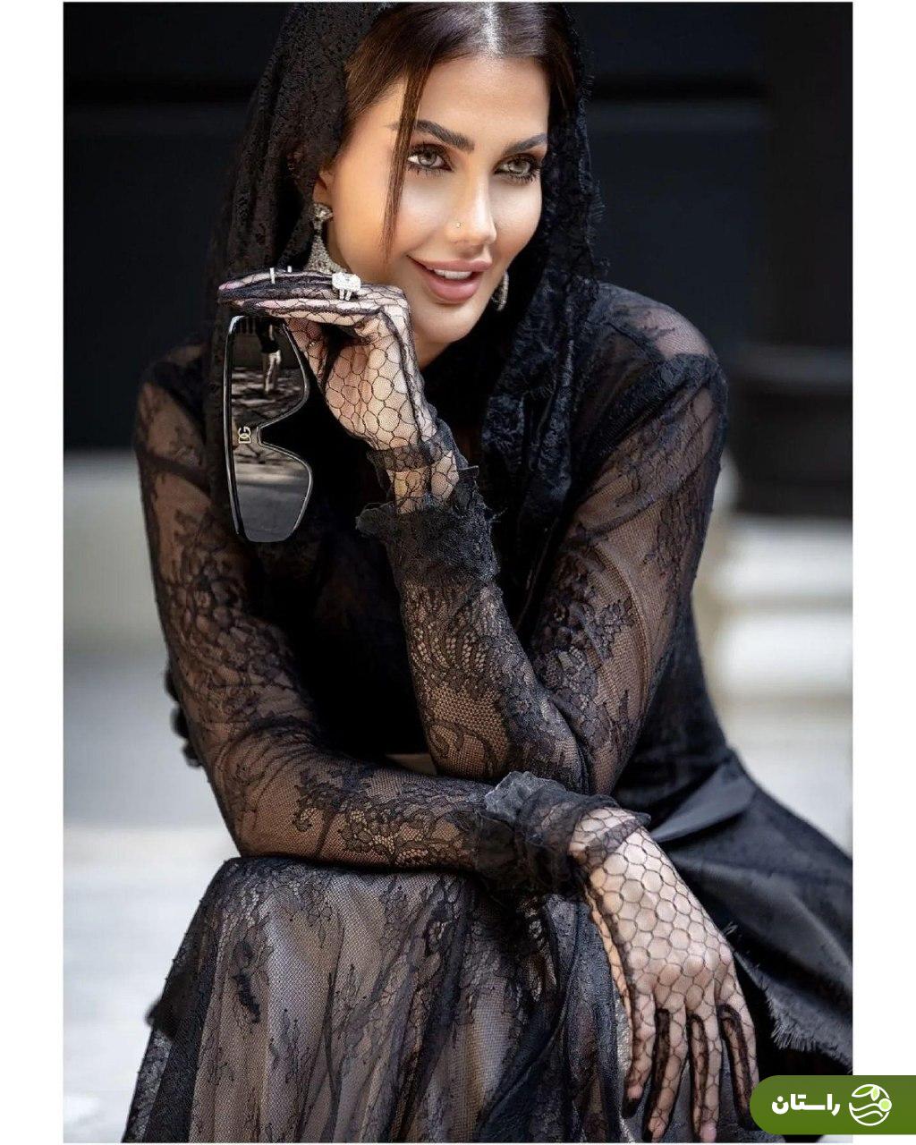 تصاویر جدید مدلینگ صبا تاجیک همسر علیرام نورایی