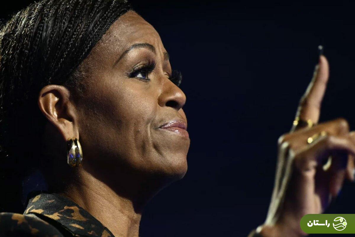 تصاویر | میشل اوباما با توپ پر به صحنه بازگشت تصاویر | میشل اوباما با توپ پر به صحنه بازگشت