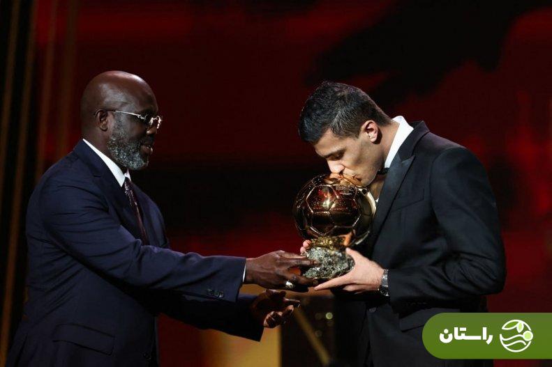 تصاویر | «رودری» برنده توپ طلای جنجالی ۲۰۲۴ شد تصاویر | «رودری» برنده توپ طلای جنجالی ۲۰۲۴ شد