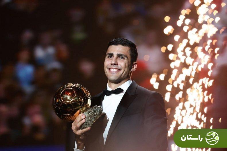 تصاویر | «رودری» برنده توپ طلای جنجالی ۲۰۲۴ شد تصاویر | «رودری» برنده توپ طلای جنجالی ۲۰۲۴ شد