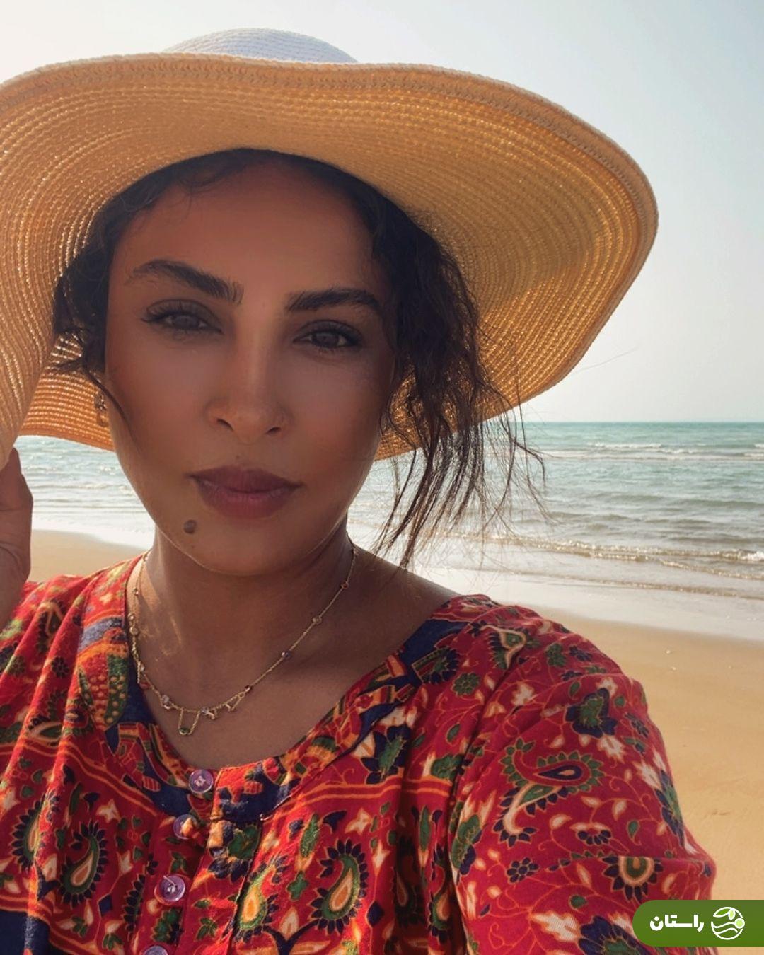 تصاویر جذاب حدیثه تهرانی در قشم