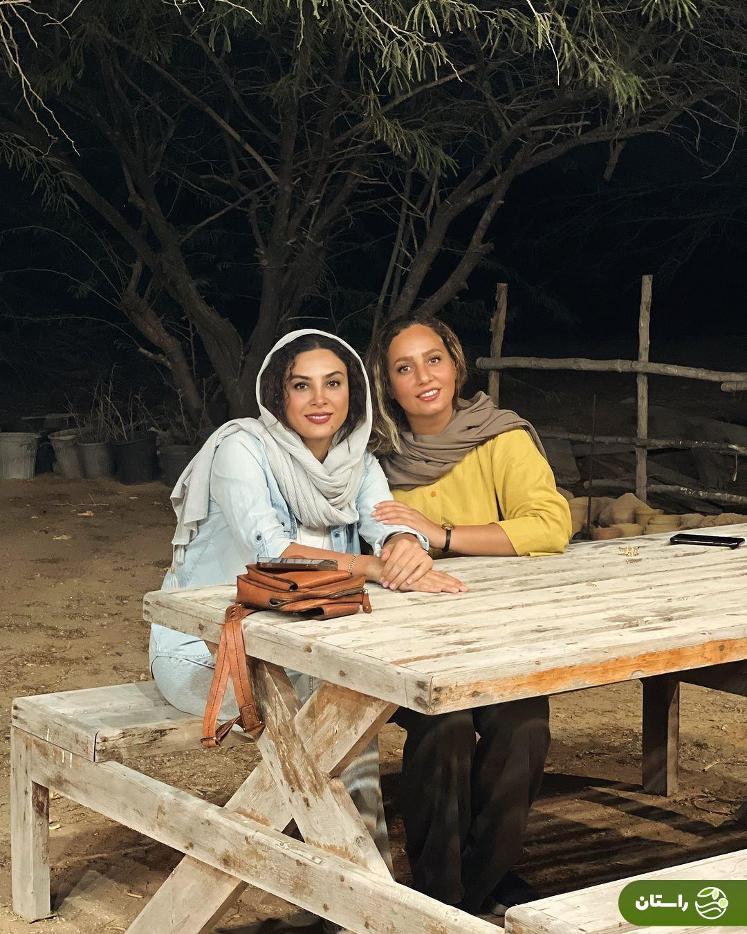 تصاویر جذاب حدیثه تهرانی در قشم