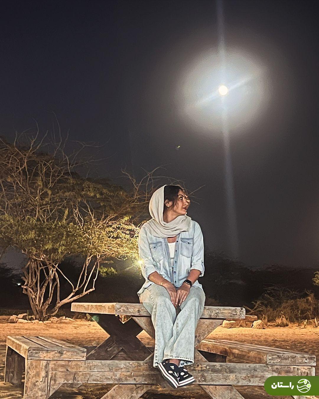 تصاویر جذاب حدیثه تهرانی در قشم