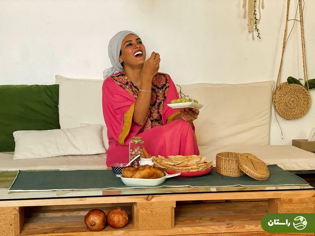 تصاویر جذاب حدیثه تهرانی در قشم