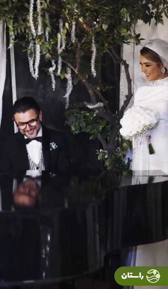 ویدئو | جشن ازدواج روزبه معینی و مهرناز دبیرزاده با حضور امین حیایی