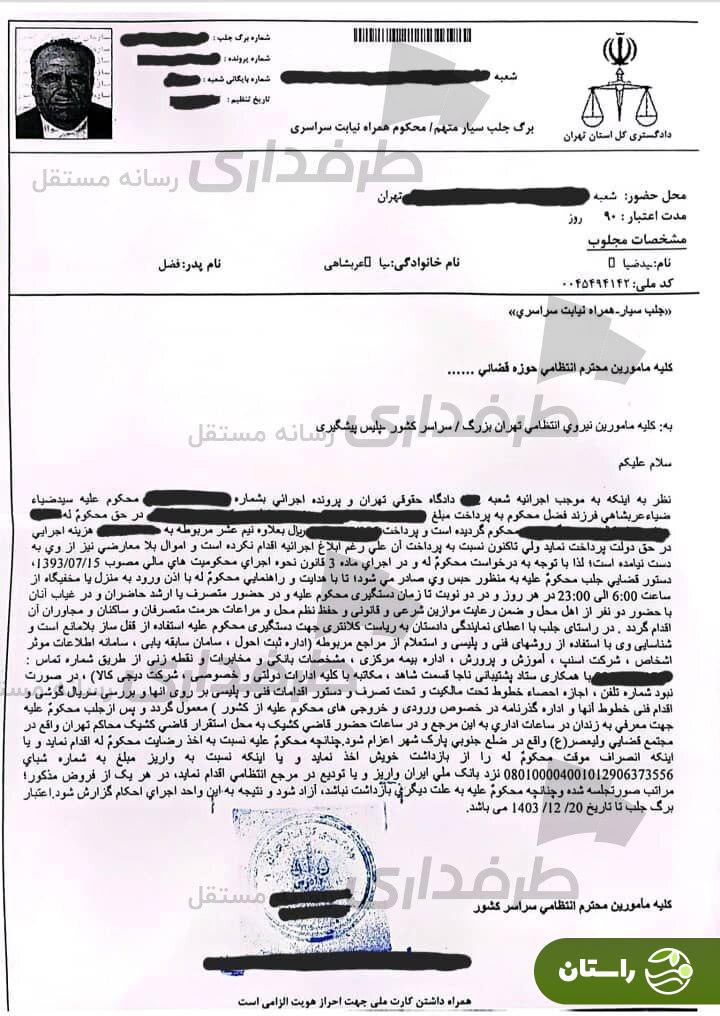 تصاویر | پیشکسوت پرسپولیس به جرم کلاهبرداری در زندان است