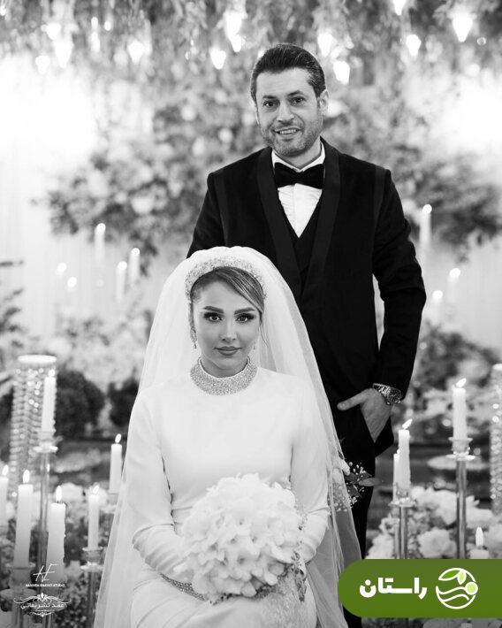 عکس‌های جدید از عروسی روزبه معینی و مهرزاد دبیرزاده