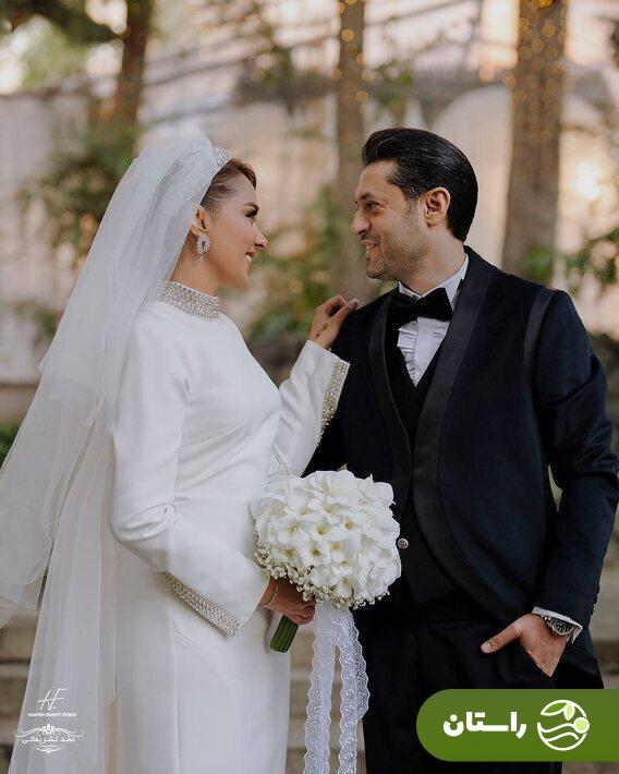 عکس‌های جدید از عروسی روزبه معینی و مهرزاد دبیرزاده