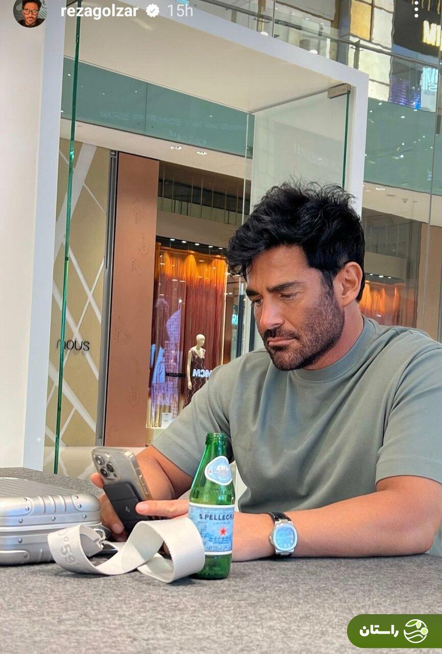 عکس | محمدرضا گلزار بالای یک برج