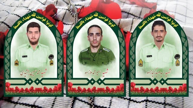 عکس | شهادت ۳ تن از کارکنان پلیس گیلان در عملیات تعقیب و گریز + اسامی