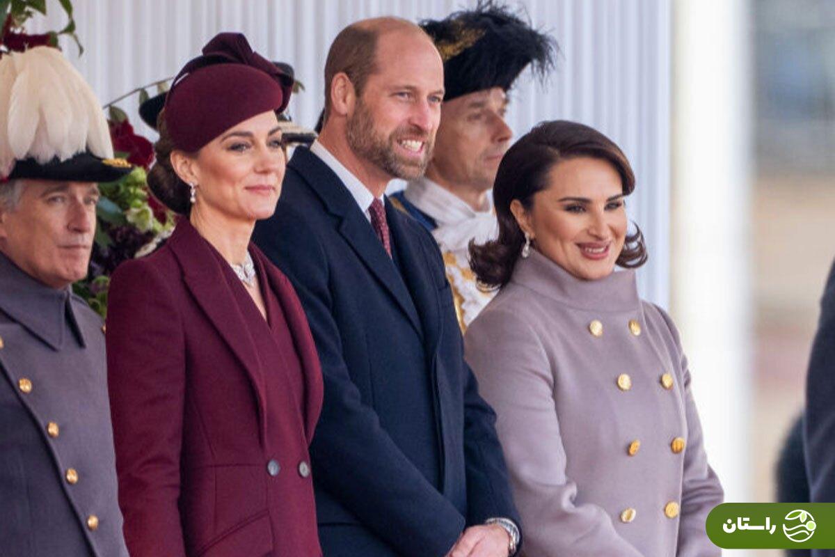 تصاویر | استقبال شاهانه از امیر قطر و همسرش در لندن تصاویر | استقبال شاهانه از امیر قطر و همسرش در لندن