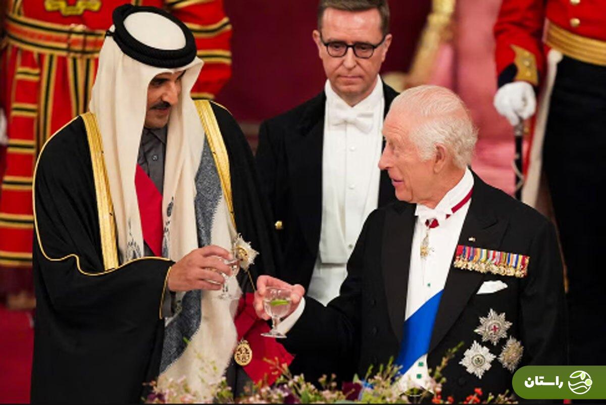 تصاویر | استقبال شاهانه از امیر قطر و همسرش در لندن تصاویر | استقبال شاهانه از امیر قطر و همسرش در لندن