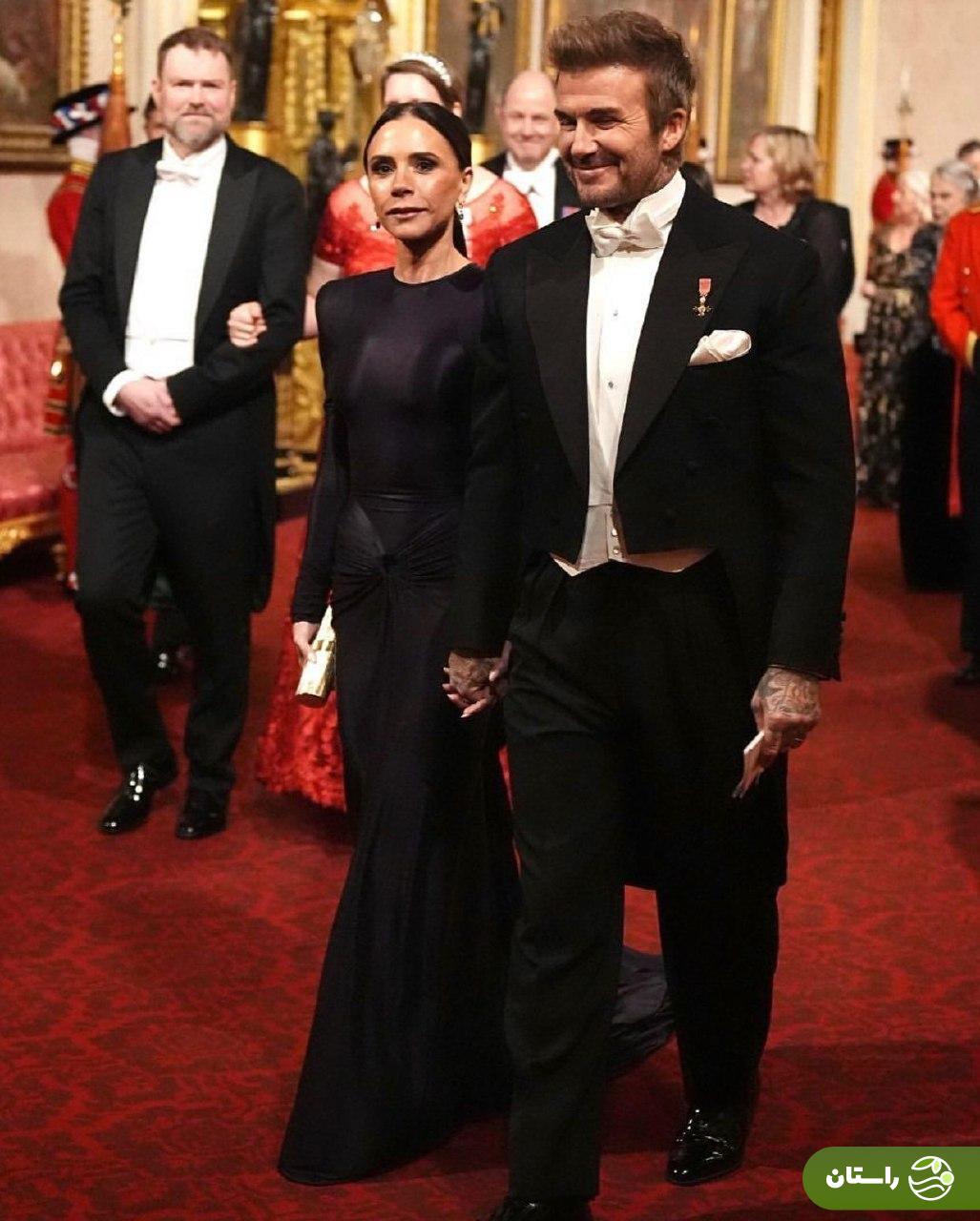 تصاویر | استایل رسمی دیوید و ویکتوریا بکام مهمان ضیافت کاخ باکینگهام تصاویر | استایل رسمی دیوید و ویکتوریا بکام مهمان ضیافت کاخ باکینگهام