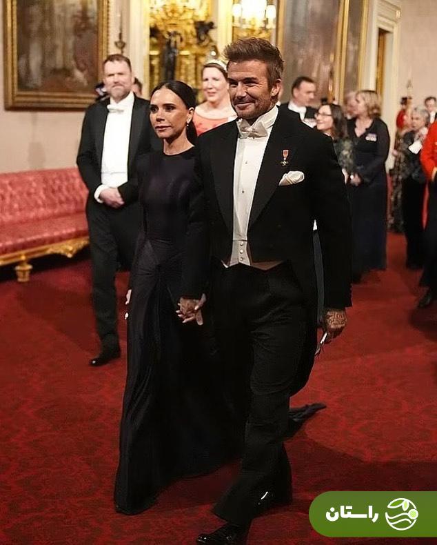 تصاویر | استایل رسمی دیوید و ویکتوریا بکام مهمان ضیافت کاخ باکینگهام تصاویر | استایل رسمی دیوید و ویکتوریا بکام مهمان ضیافت کاخ باکینگهام