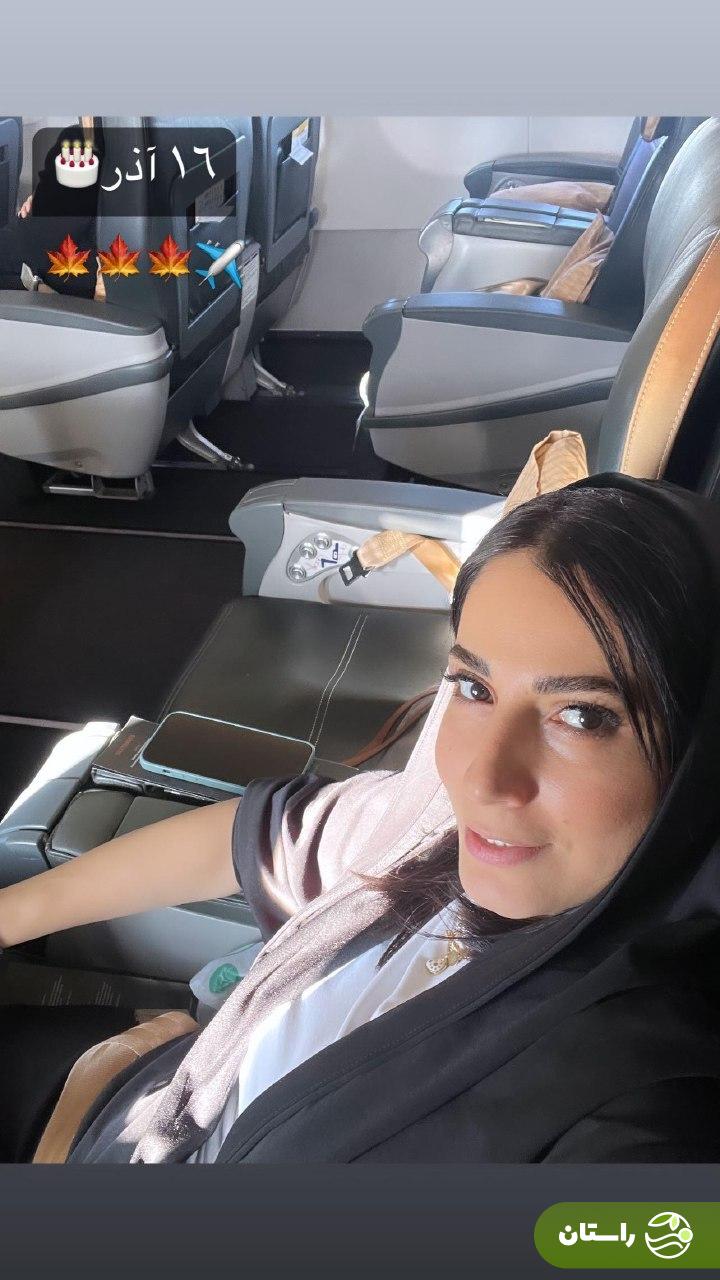 عکس | بازیگر سریال گردن‌زنی تولدش را در هواپیما جشن گرفت!