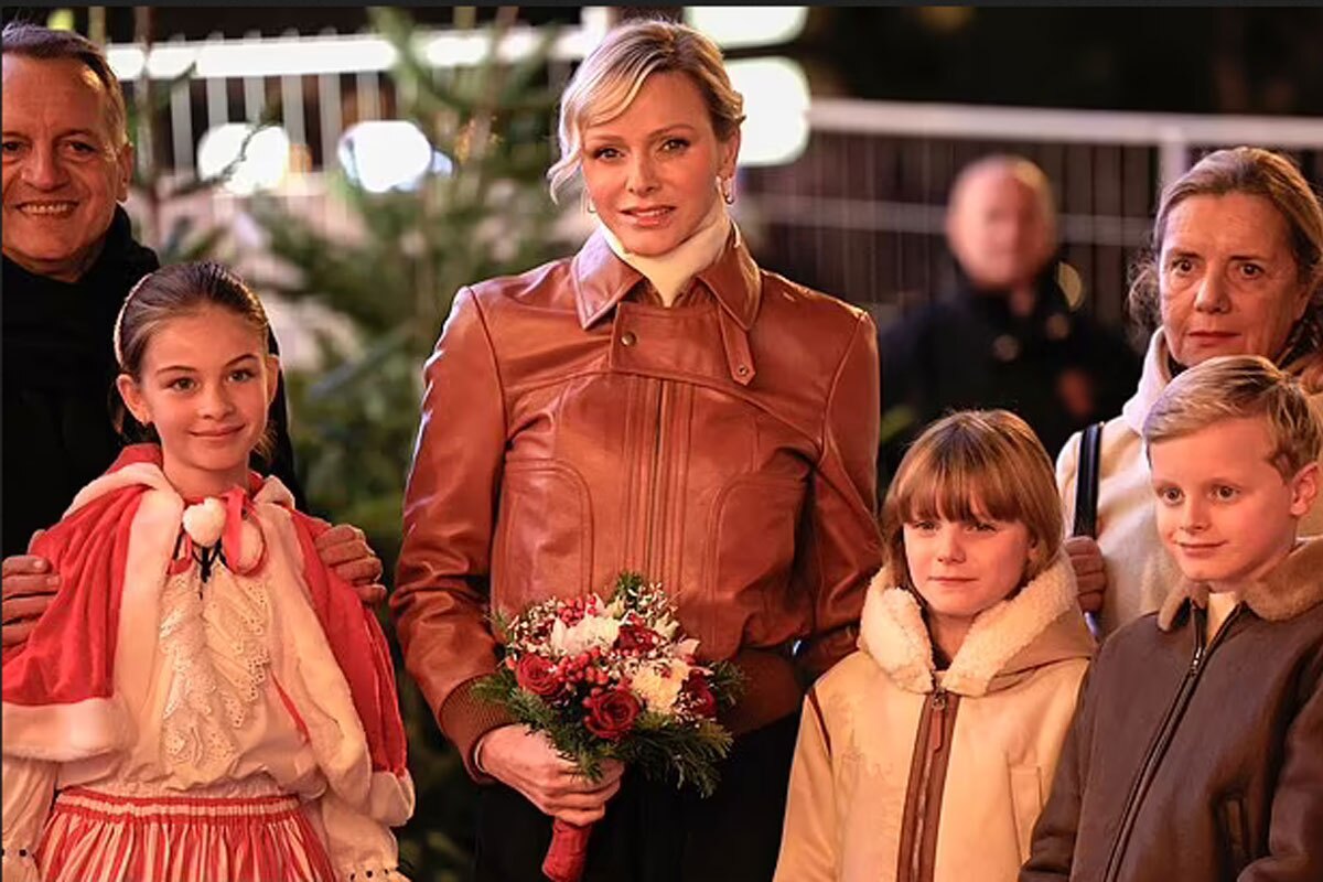 تصاویر | پوشش زمستانی غیررسمی شاهدخت موناکو