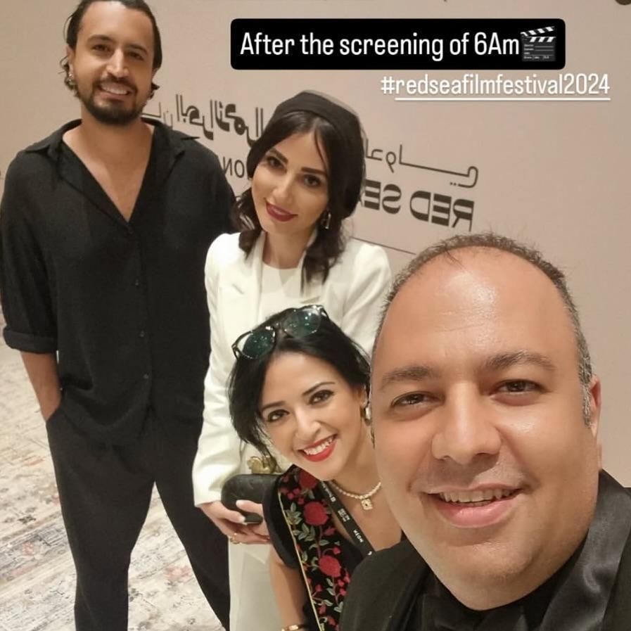 تصاویری از مهرداد صدیقیان، سمیرا حسن‌پور و علی اوجی روی فرش قرمز فستیوال فیلم دریای سرخ
