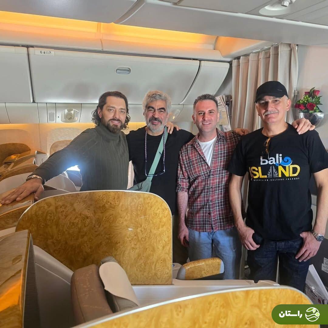 عکس | بهرام رادان و هوتن شکیبا در فرودگاه دوسلدورف