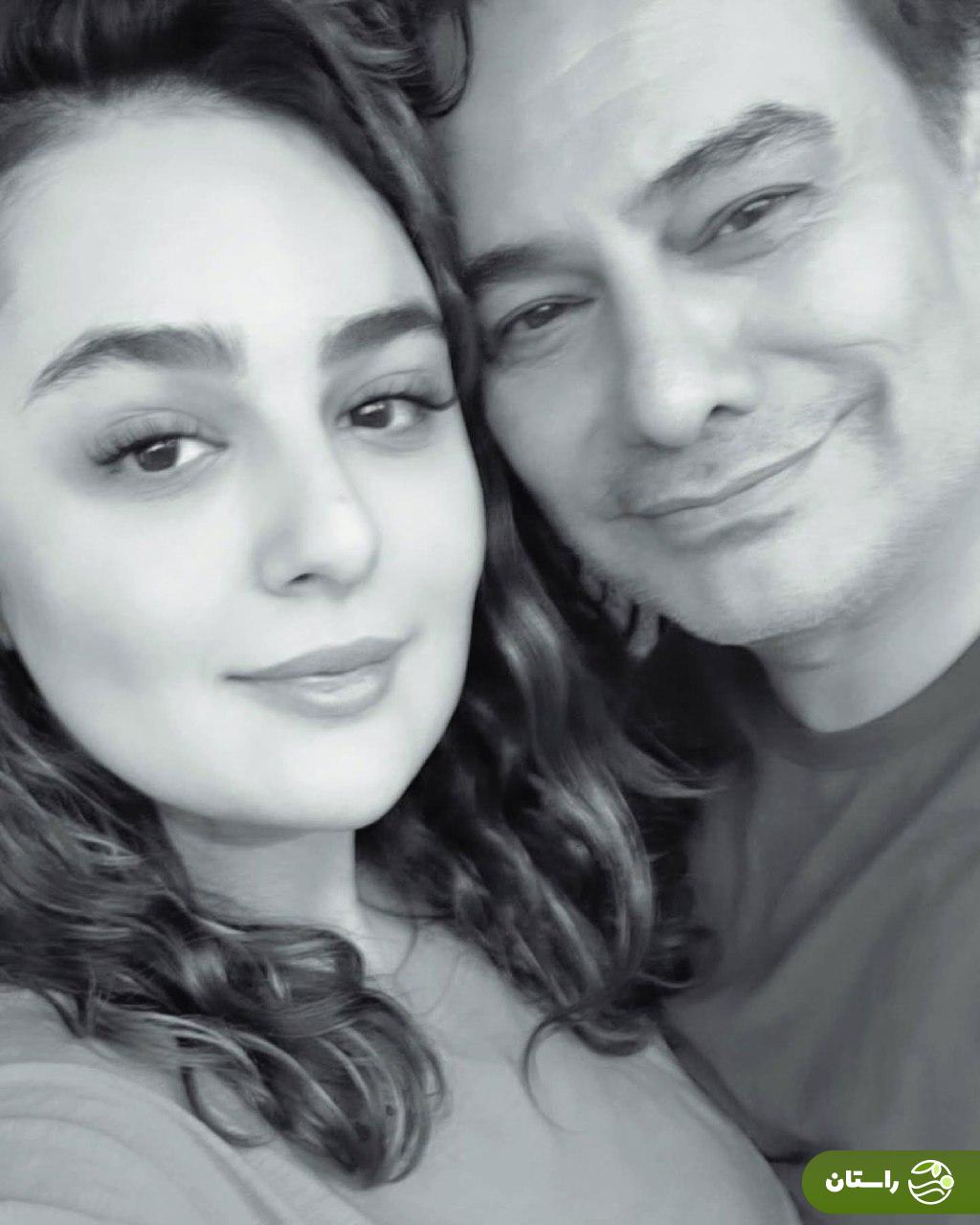 عکس عاشقانه پیمان قاسمخانی و همسرش میترا ابراهیمی