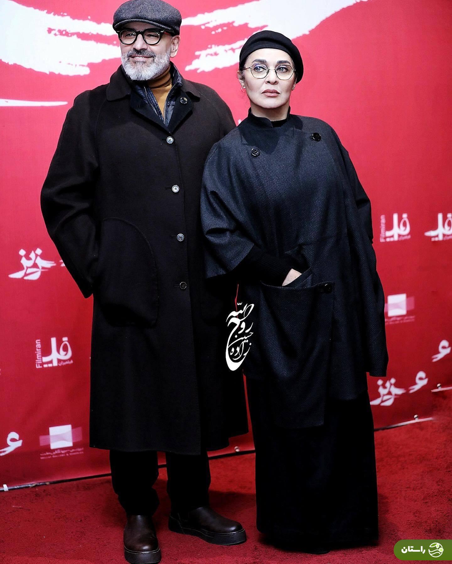 عکس | استایل خاص رویا نونهالی و همسرش در یک مراسم