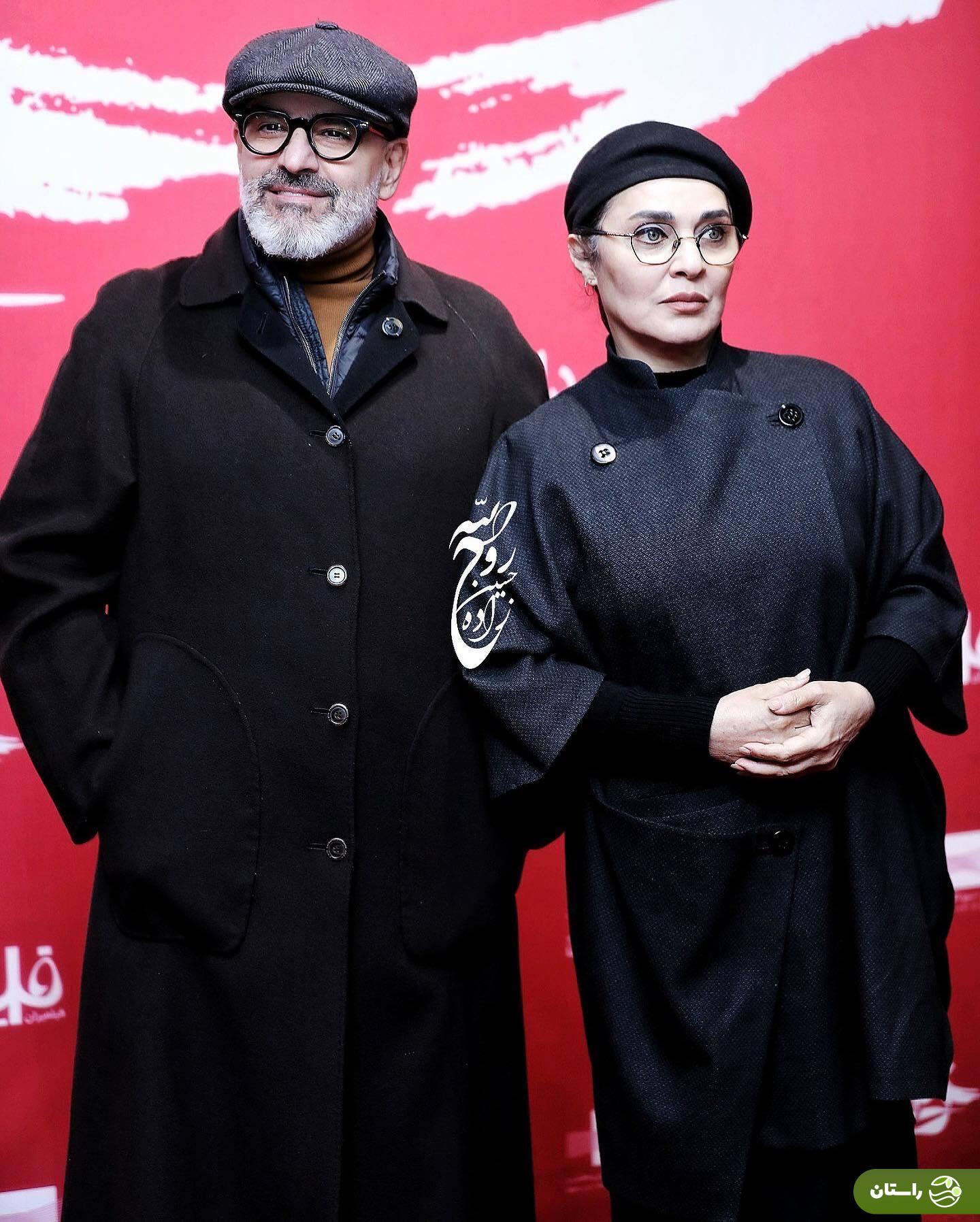 عکس | استایل خاص رویا نونهالی و همسرش در یک مراسم