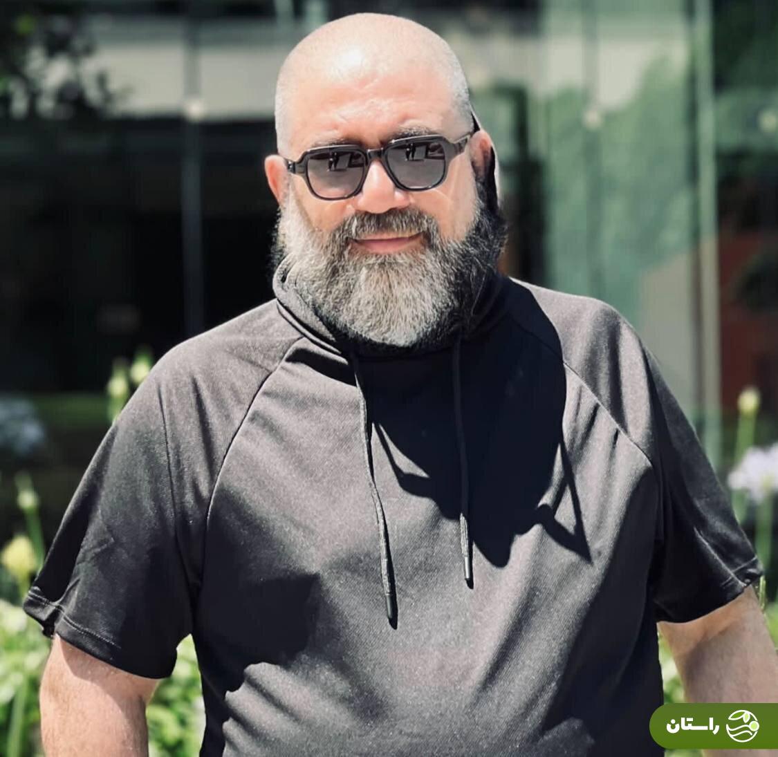 عکس | تغییر شدید تیپ و چهره رضا رشیدپور