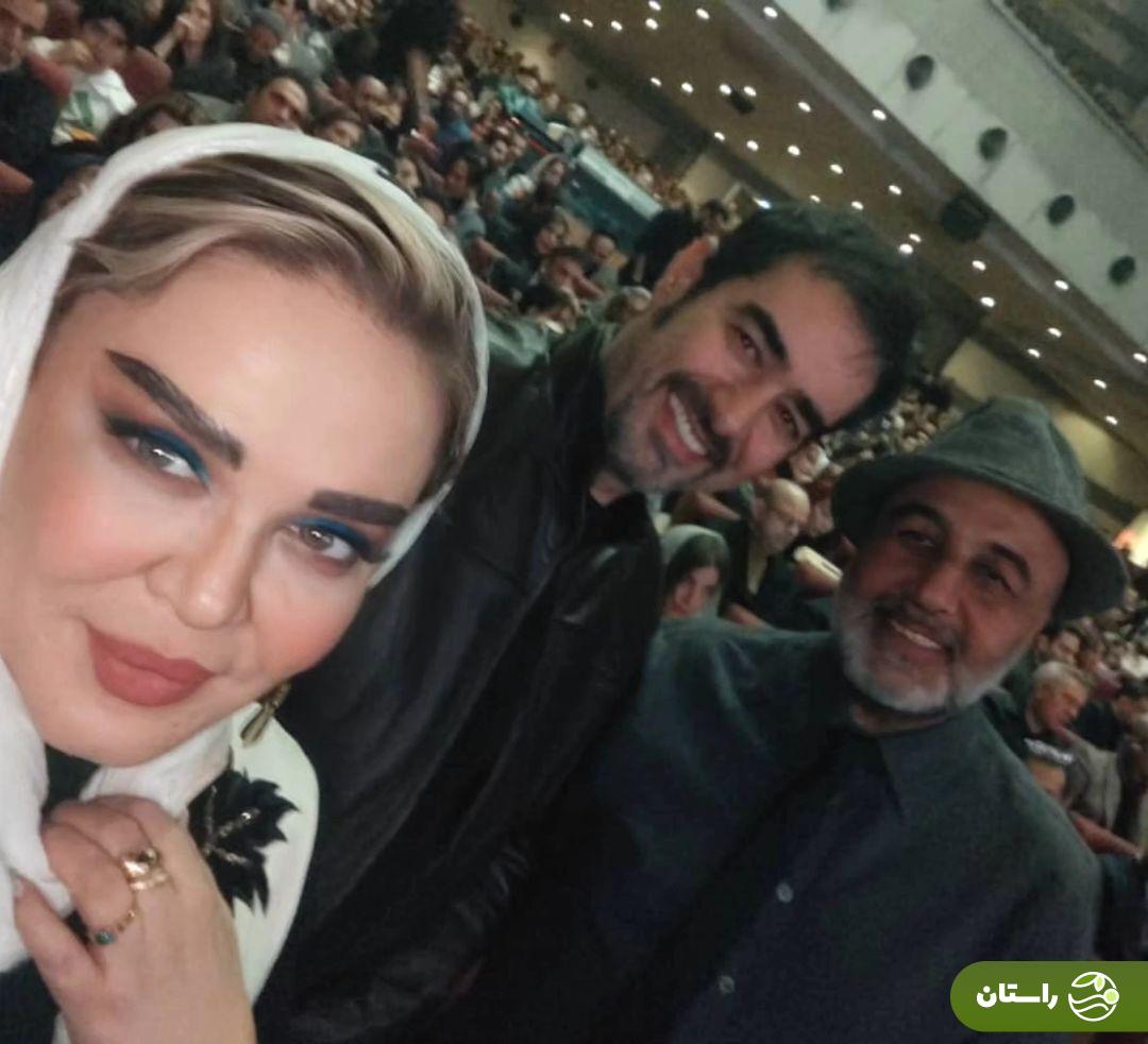 تصاویر | سلفی بهاره رهنما با مهران مدیری، رضا عطاران و شهاب حسینی