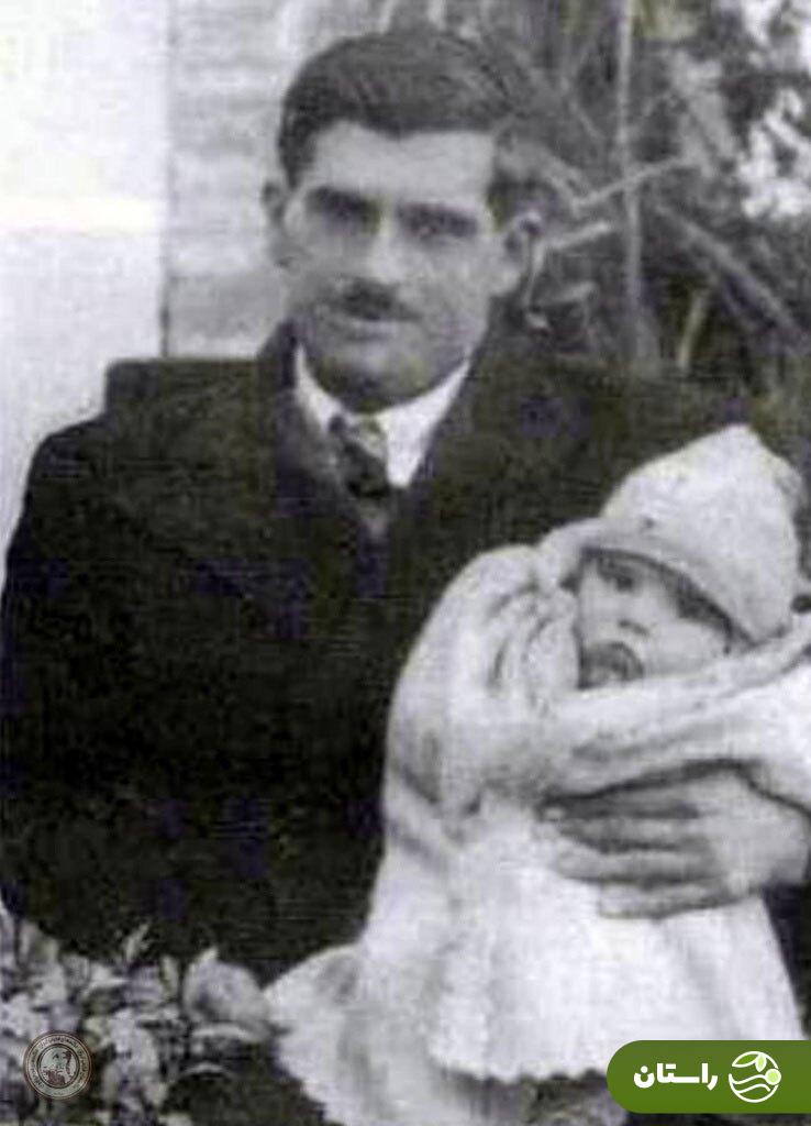 تصویری دیده نشده از محمدرضا شجریان در آغوش پدر