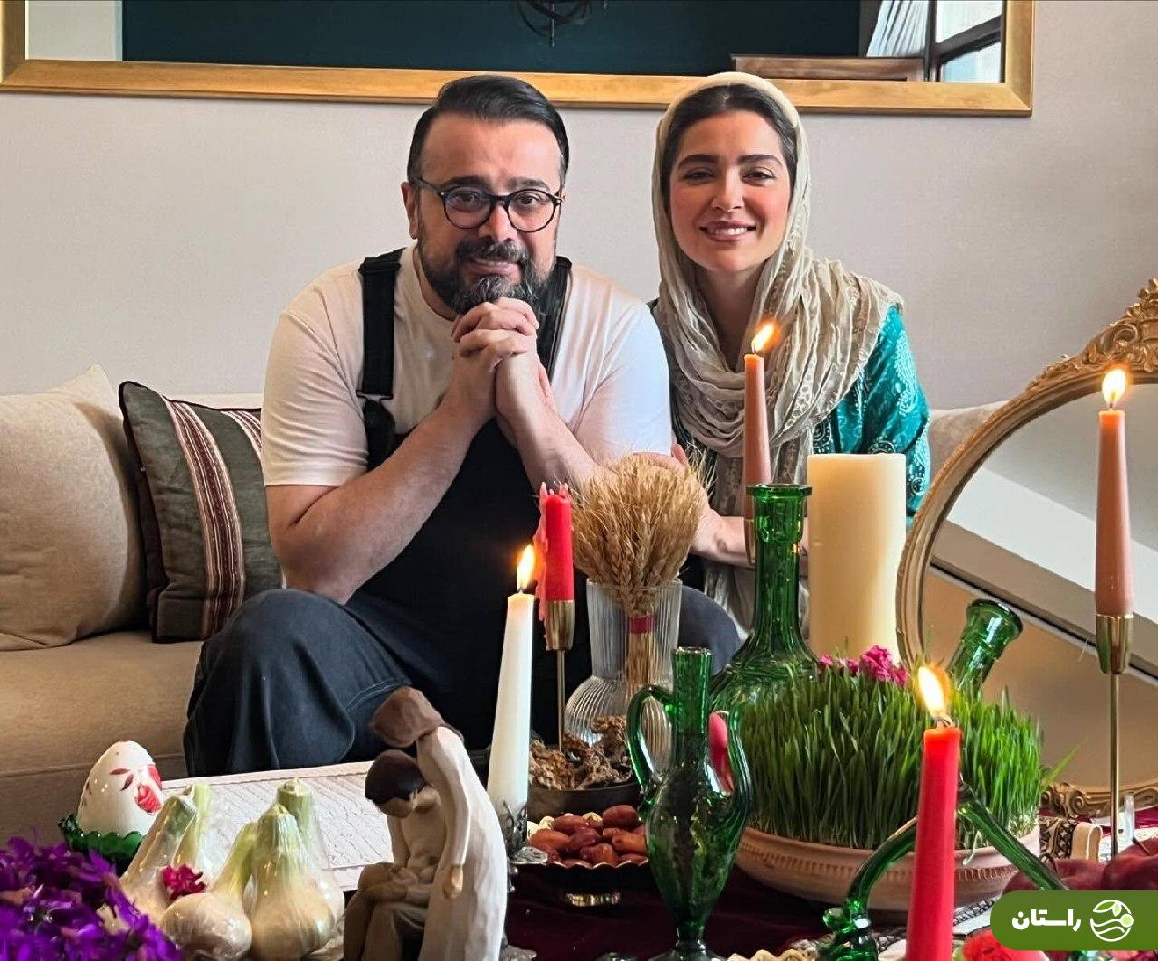 اولین عکس سپند امیرسلیمانی و مونا کریمی در سال ۱۴۰۴ سر سفره هفت سین اولین عکس سپند امیرسلیمانی و مونا کریمی در سال ۱۴۰۴ سر سفره هفت سین