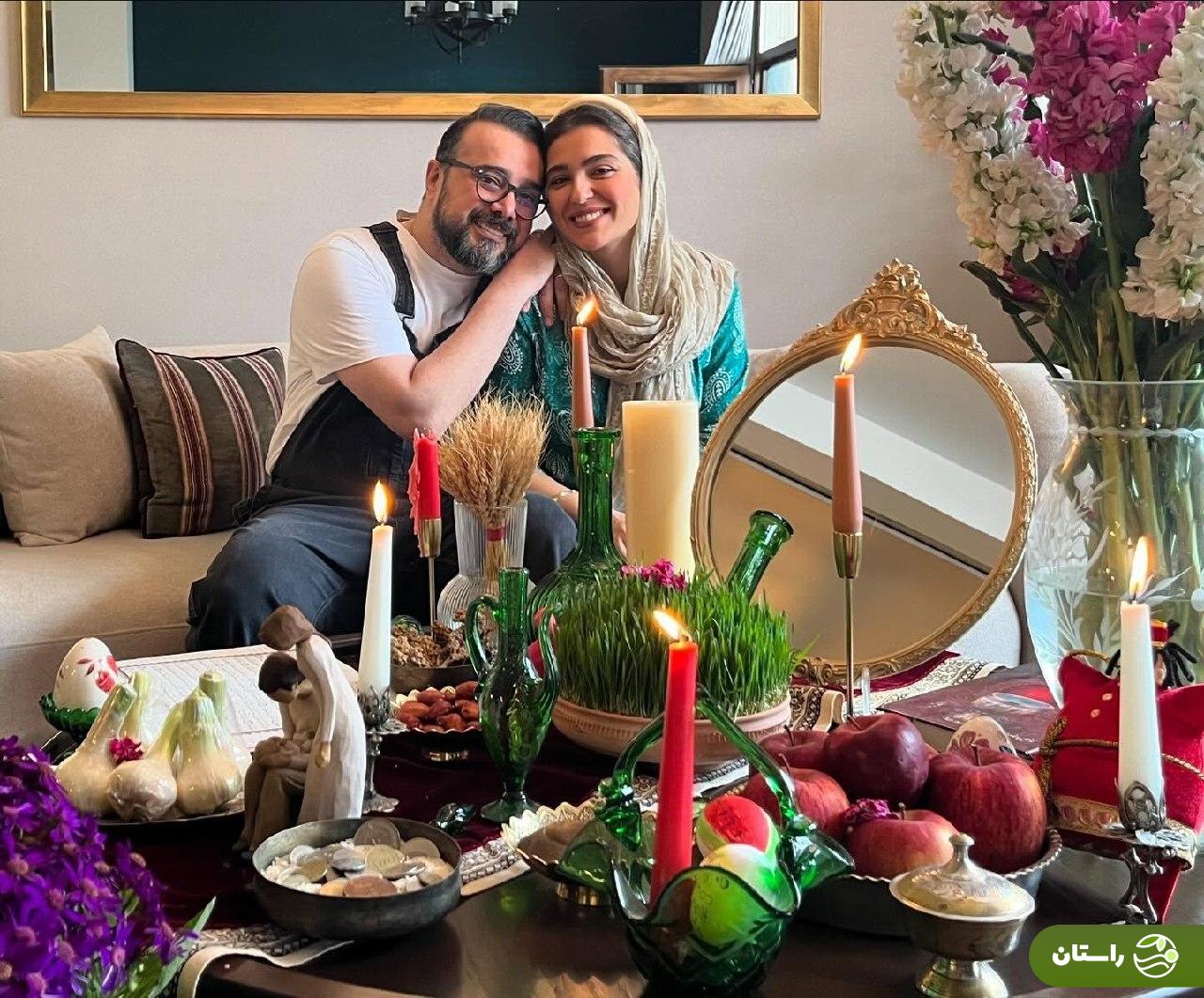 اولین عکس سپند امیرسلیمانی و مونا کریمی در سال ۱۴۰۴ سر سفره هفت سین اولین عکس سپند امیرسلیمانی و مونا کریمی در سال ۱۴۰۴ سر سفره هفت سین