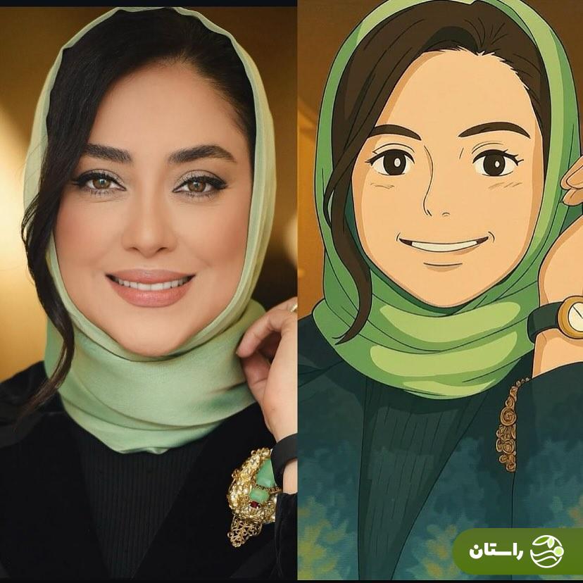 عکس | تونل زمان؛ تغییر چهره بهاره کیان افشار از ۶ سالگی تا ۴۲ سالگی + تصاویر جالب هوش مصنوعی