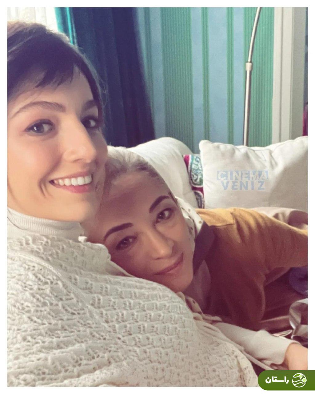 عکس | سلفی مهسا حجازی و پانته‌آ پناهی‌ها در پشت صحنه سریال تاسیان